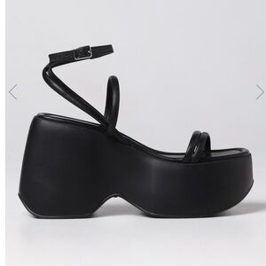 Vic Matie Black Platform Shoes